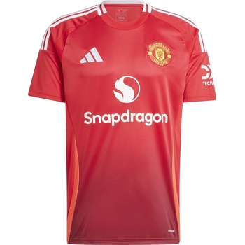 adidas Футболна фланелка Adidas Manchester United Home Shirt 2024 2025 Adults - Red