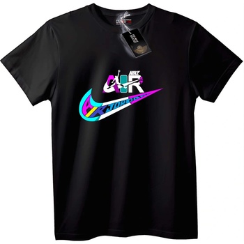 NOONEBRAND Тениска Nike Air Jordan цветно лого - 7XL, White
