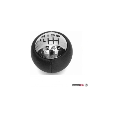 Paolo Топка за скоростен лост съвместима с Peugeot / Citroen - 6 скорости - Хром