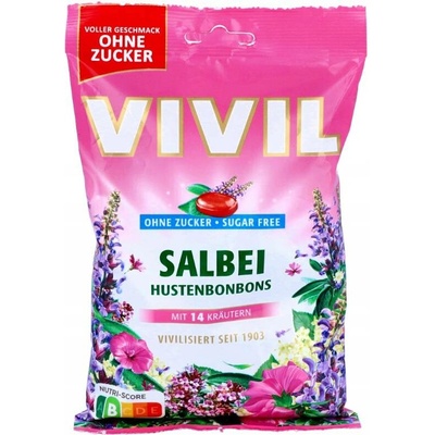 Vivil Šalvěj+14 druhů bylin bez cukru 120 g