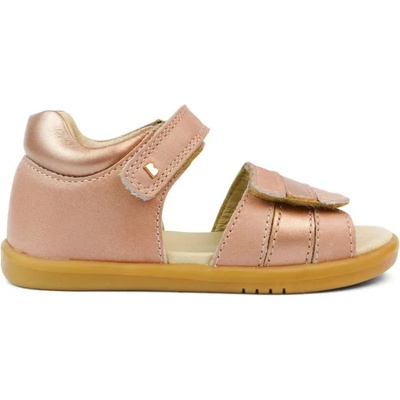 bobux iWalk Hampton: Детски кожени сандали - Dusk Pearl + Rose Gold (630130-26)