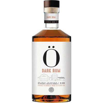 Ö Dark Rum Small Batch Finnish Premium Rum from Fiskarr´s Oak 40% 0,7 l (čistá fľaša)