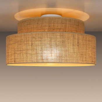 BELIS Плафон BOHO 1xE27/60W/230V Ø 40 см бежов (BE0924)