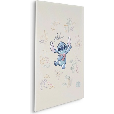 Komar Nástěnný obraz na rámu Disney Lilo and Stitch In the Sun 60 x 90 cm