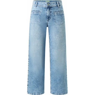 Nohavice Angels Denim Linn Smart Culotte pre dámy modrá