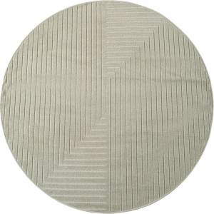 Ayyildiz Зелен кръгъл килим за открито и закрито ø 80 cm Nova 1202 - Ayyildiz Carpets (NOVA80801202GREEN)