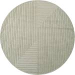 Ayyildiz Зелен кръгъл килим за открито и закрито ø 80 cm Nova 1202 - Ayyildiz Carpets (NOVA80801202GREEN)