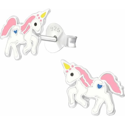 Bijutanki Детски Сребърни Обеци - Еднорог