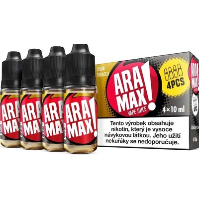 Aramax 4Pack Cigar Tobacco 10 ml 3 mg