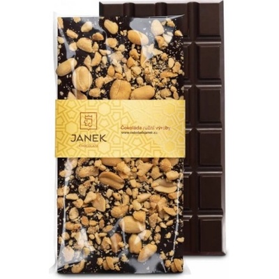 Čokoládovna Janek Hořká s arašídy, 100 g