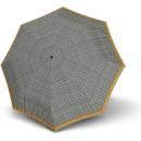 Dáždniky Skladací mini dáždnik s bodkami šedá