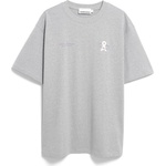 Armedangels Мъжка тениска ARMEDANGELS Maarkos Un-Wasted T-shirt - Silver Melange (216-8464-0212)