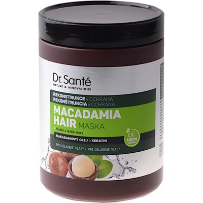 Dr. Santé Macadamia krémová maska pre oslabené vlasy 1000 ml