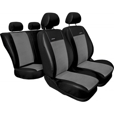 Autopotah Automega Mitsubishi ASX, 2010, Eco kůže + alcantara šedé