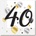 Procos Салфетки с число 40 (20 бр)