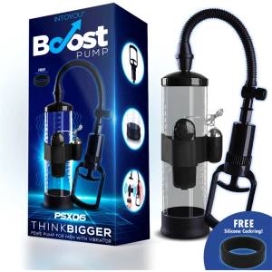 INTOYOU Boost Manual Penis Pump with Vibrations PSX06