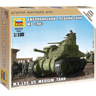 Zvezda Wargames WWII tank 6264 M 3 Lee US medium tank 1:100