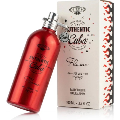 Cuba Authentic Flame toaletná voda pánska 100 ml