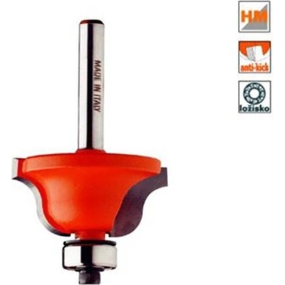 CMT Orange Tools C94085011 - Fréza profilová na dřevo pr. 38,1x17,3mm R=6,4 s ložiskem, stopka 12mm