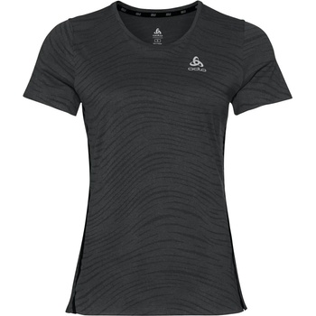 Odlo Zeroweight Engineered Chill-Tec T-Shirt Black Melange M Тениска с къс ръкав за бягане (313321_15015-M)