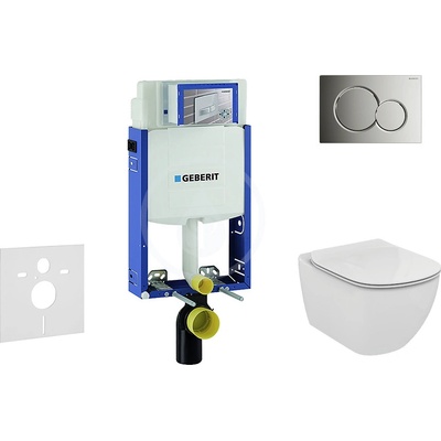Geberit Kombifix tlačítko Sigma01 chrom WC Ideal Standard Tesi + SEDÁTKO 110.302.00.5 NE2