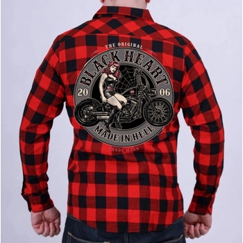 Black heart мъжка риза black heart - ember - ЧЕРВЕНА - 17067