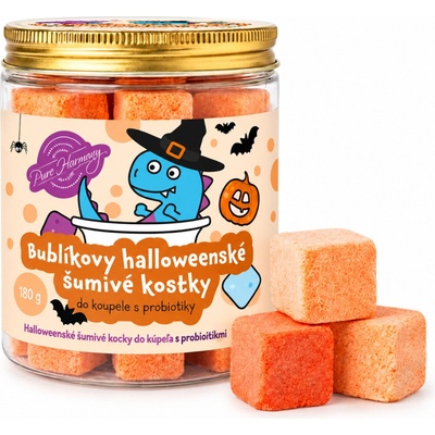 Pure Harmony Bublíkovy šumivé kostky do koupele s probiotiky 180 g – Hledejceny.cz