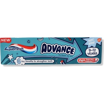 Aquafresh паста за зъби, Детска, Advance, 9-12 години, 50мл