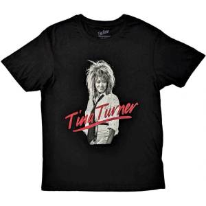 Tina Turner Red Logo Black M Риза (TINTS03MB02)