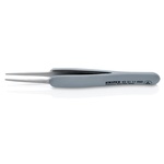 KNIPEX Прецизна пинсета с гумена дръжка esd 123 мм knipex 60045 (92 21 11 esd)