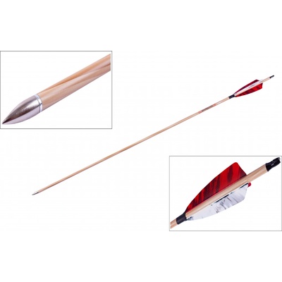 Goodgoods dekor dřeva červené krocaní peří 28" 1 ks – Zboží Dáma