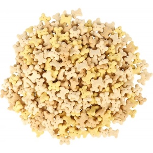 Flamingo Snacks Crunch Biscuit Puppy treats with vanilla flavour Mix - лакомство за куче, ванилови бисквитени кокалчета 500 гр, Белгия - 501459