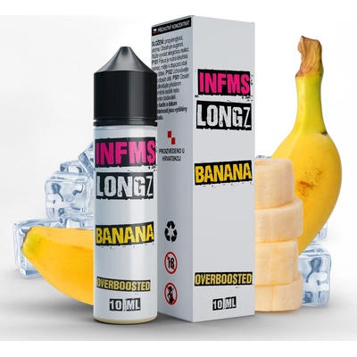 Infamous LongZ Shake & Vape Banana 10 ml – Zboží Mobilmania