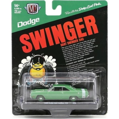 Dodge Dart Swinger 340 1969 zelený M2 Machines 1:64