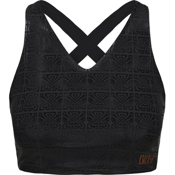 Biba Women's Move MS Racerback Medium Impact Sports Bra - Shine Logo