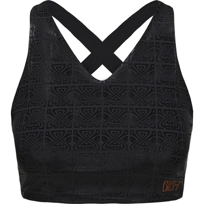 Biba Women's Move MS Racerback Medium Impact Sports Bra - Shine Logo
