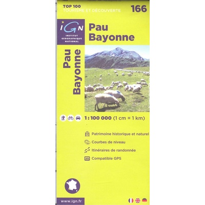 166 Pau Bayonne 1:100t mapa