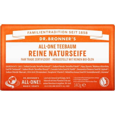 Dr. Bronner's Сапун - Чаено дърво - 140 г