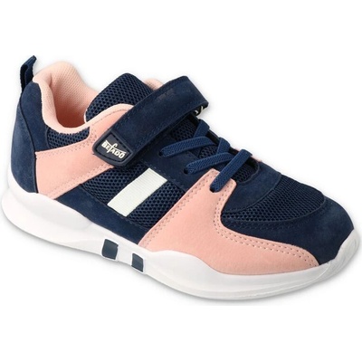 Befado 516Q128 tenisky Sport Stripe růžovo modré