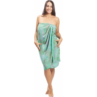 Sarong BALI BATIK zelený XVII.