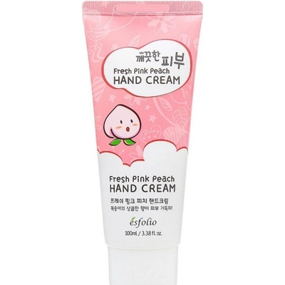 ESFOLIO Fresh Pink Peach Hand Cream - zjemňující krém na ruce s extraktem broskve 100 ml