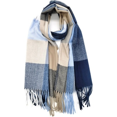Classic Scarf modrá kostkovaná