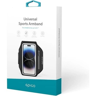 Pouzdro Epico Armband Sport pro smartphony až 6.7" černé