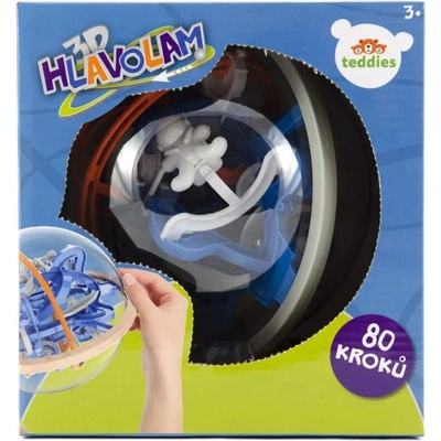 Teddies 3D hlavolam 80 kroků koule 18 cm