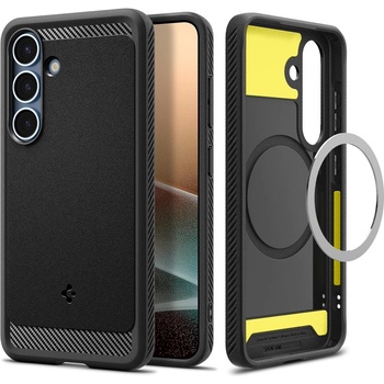 Image 1 of Spigen Samsung Galaxy S25+ Rugged Armor MagSafe case matte black (ACS08977)