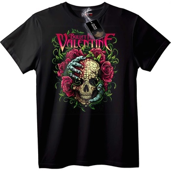 NOONEBRAND Тениска с лого на Bullet For My Valentine и Skull - 3XL, Black