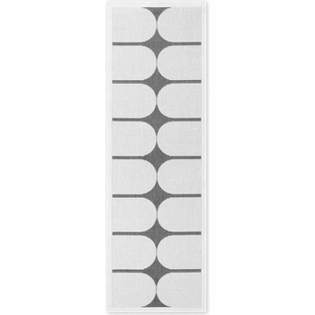 Hanse Home Черно-бялa пътека за открито и закрито 80x250 cm Duet Bowen - NORTHRUGS (106244-80x250)