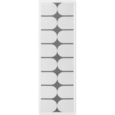 Hanse Home Черно-бялa пътека за открито и закрито 80x250 cm Duet Bowen - NORTHRUGS (106244-80x250)