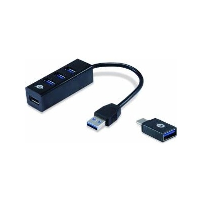 Conceptronic HUBBIES04B 4-Port-USB 3.0-Hub