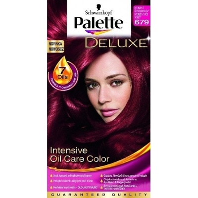 Pallete DELUXE 679 Intenzivní červenofialová barva na vlasy pečujících 7 olejů